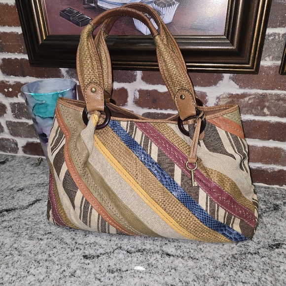 FOSSIL VINTAGE SHOULDER BAG - Picture 3 of 11